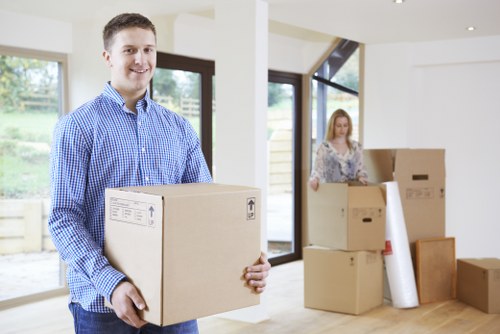 Local movers planning access for a property in Grange Park