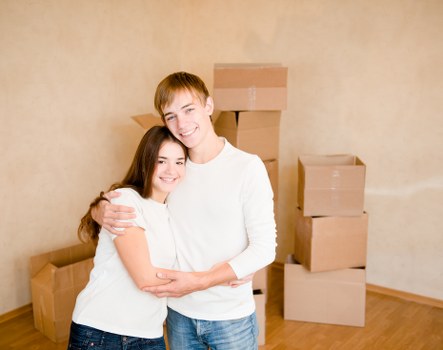 Van loading for a flat or house move in the Grange Park area