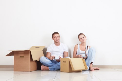 Local van transport for storage, office, and residential removals in Grange Park