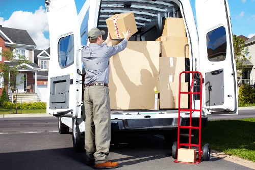 Donated household goods prepared for charity reuse