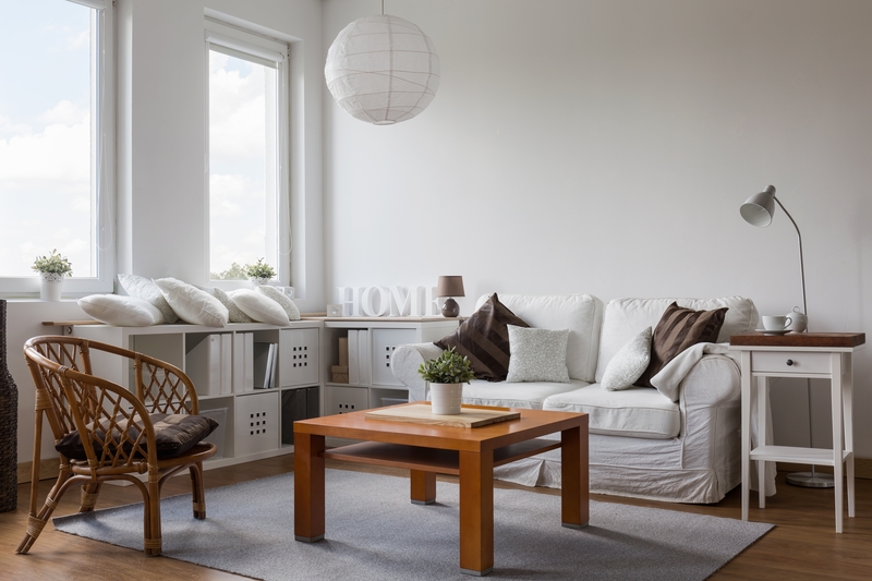 Packed boxes and furniture protection materials for a local home relocation